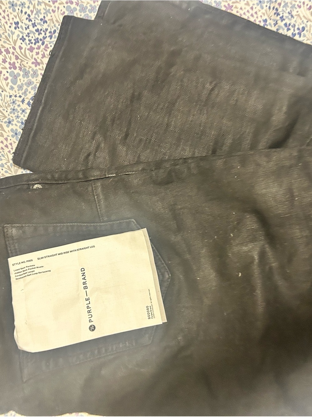 Purple Brand Men’s Slim Black Jeans